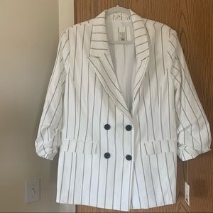 NWT stripped blazer